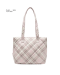plaid mini tote